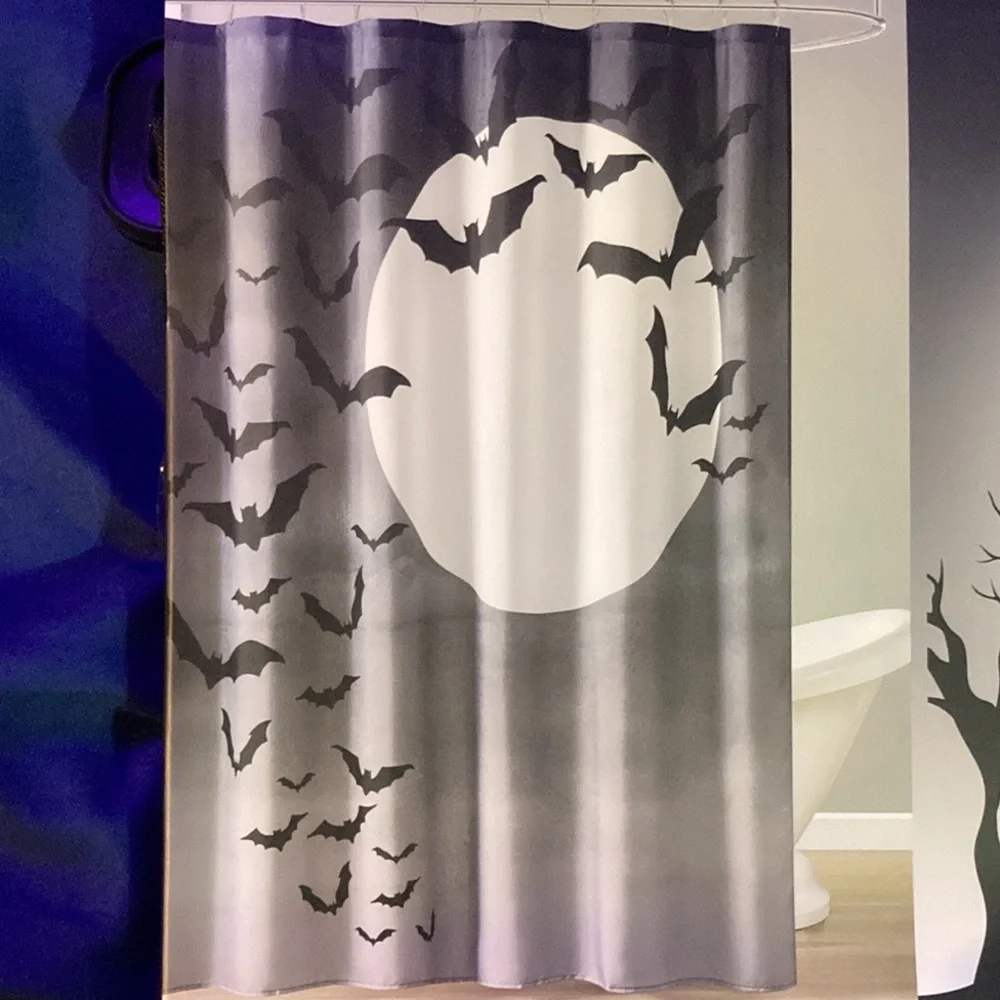 Bat swarm shower curtain *FIRM PRICE*